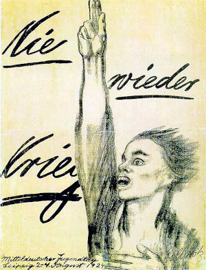 nie wieder krieg by artist Käthe Kollwitz